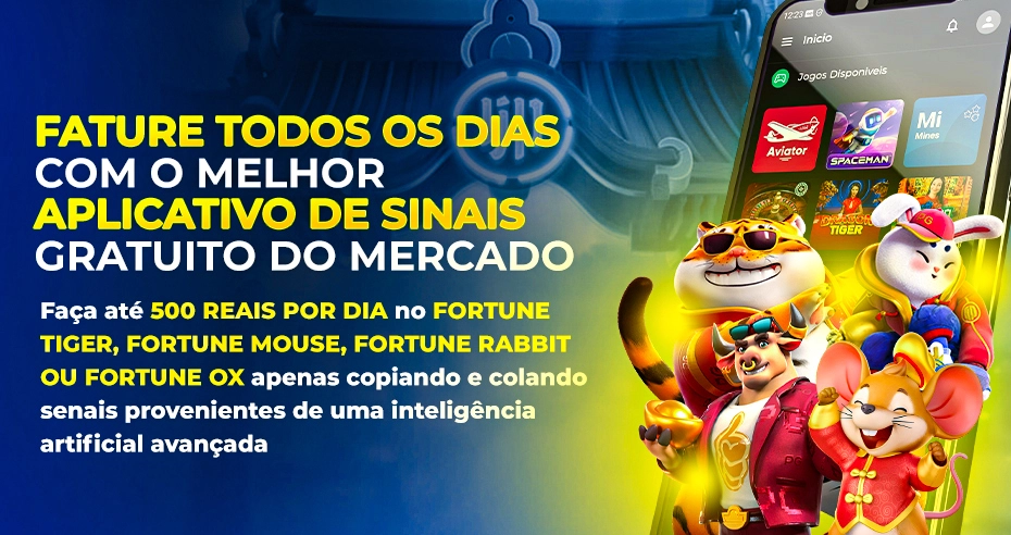 Aplicativo de Sinais Gratuito Para os Slots Fortune Tiger, Fortune Mouse, Fortune Rabbit e Fortune OX